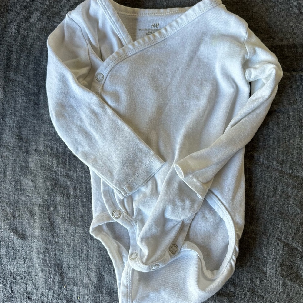 Organic Cotton Kimono Wrap Onesie